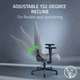 Крісло Razer Iskur V2 X, тканина, 2D-Armrests, сірий світлий - зображення 6