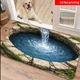 Коврик 2D "Горный водопад" 50×80 см — противоскользящий фланелевый коврик для дома - изображение 1
