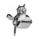 Ароматизатор Pilot Bulldog silver - зображення 1