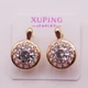 Серьги медсплав с фианитами Xuping 14х10 мм xp188 - изображение 1