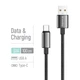 Кабель ColorWay USB - USB Type-C (M/M), zinc alloy braided, 3А, 1 м, Чорний (CW-CBUC098-BK) - изображение 5