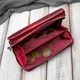 Кошелек женский кожаный для карточек Jennifer Jones SP-24-RD Красный (5905567219207) - изображение 5