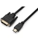 Кабель Prologix Premium HDMI - DVI V 1.3 (M/M), Single Link, 18+1, 0.5 м, Чорний (PR-HDMI-DVI-P-01-30-05m) - изображение 5