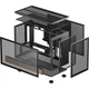Корпус для ПК DeepCool CH260 Wood Mini-Tower без БЖ MicroATX/Mini-ITX Black (R-CH260-BKNWM0-G-1) - зображення 10