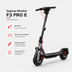 Електросамокат Segway-Ninebot F3 PRO E 1200 Вт запас ходу 70 км міський Сірий (AA.05.17.02.0003) - зображення 3
