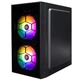 Корпус для ПК 1stPlayer X1 Midi-Tower MicroATX/Mini-ITX 600W RGB Black (X1-BK-3F1-PS-600FK-EU) - изображение 4
