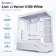 Корпус для ПК Lian Li Vector V100 Midi-Tower без БП E-ATX/ATX/MicroATX/Mini-ITX ARGB White (G99.V100W.01) - изображение 2