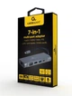 Док станція Cablexpert USB-C 7-в-1 (A-CM-COMBO7-01) - изображение 3