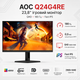Монитор 23.8" AOC Q24G4RE 2560x1440 QHD Fast IPS 180Гц G-Sync Compatible Adaptive Sync HDMI DP - изображение 2