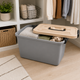 Ящик універсальний Stenson "Кольоровий" пластик 6.3 л 19х27.5х16 см Grey/Beige (PB-980) - зображення 4