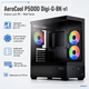 Корпус для ПК AeroCool P500D Digi-G-BK-v1 Midi-Tower без БП ATX/MicroATX/Mini-ITX ARGB Black (ACCM-PN07033.11) - изображение 2