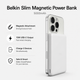 Портативний акумулятор Belkin Power Bank Slim Magnetic 5000 мАг 15 Вт Білий (BPD010HQWH) - зображення 2
