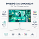 Монітор Philips 23.8" 24M2N3201P 1920x1080 Full HD Fast IPS 260 Гц HDMI DP HAS Pivot White (24M2N3201P/00) - зображення 2