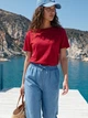 Футболка Dressa 77382 розмір 48-50 колір червоний - зображення 5