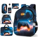 Школьный ортопедический рюкзак 6 в 1 для мальчика School Standard 38х30х18 см с Джойстиком в 1 класс (SET 170-74) - изображение 1