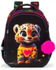 Школьный ортопедический рюкзак для девочки School Standard 38х30х18 см с Тигром для начальной школы (170-68) - изображение 2
