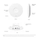 Точка доступу TP-LINK EAP772 BE11000 1x2.5GE, PoE - изображение 4