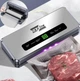 Вакуумний пакувальник LumaBella ZP-00358 200W Нержавіюча сталь/Чорний (Автоматичний вакууматор для дому з шириною запаювання 30 см, побутовий кухонний пакувальник для продуктів, електропакувальник із пакетами) - изображение 1