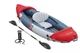 Надувная байдарка (каяк) Bestway 65176 Rapid X1 Kayak серо-красная из ПВХ одноместная до 120 кг с веслом и насосом 290х91 см (9-163-65176 BW) - изображение 1