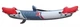 Надувная байдарка (каяк) Bestway 65176 Rapid X1 Kayak серо-красная из ПВХ одноместная до 120 кг с веслом и насосом 290х91 см (9-163-65176 BW) - изображение 3