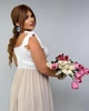Сарафан жіночий максі коричневий 56-58 а880.5557 - зображення 8