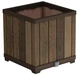 Горщик для рослин Keter Deco square planter Walnut, коричневий - изображение 1