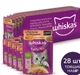 Вологий корм для котів Whiskas TastyMix з лососем та морквою у соусі, 85 г, 28 шт - зображення 1
