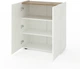 Комод Metkas Home B019 800x350х920 ЛДСП Белый снег-Дуб артизан (MB019-BD) - изображение 2