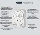 Автоматичний бездротовий Bluetooth клікер-кільце Scrolling Ring Yiser-J6 White - зображення 5