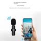 Микрофоны петличные беспроводные комплект с адаптерами Lightning Type-C K9+ Wireless Lavalier черный - изображение 5