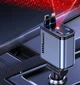 Автомобільний зарядний пристрій з ефектом проєкції "Зоряне небо", підтримкою USB Type-C, Lightning - зображення 5