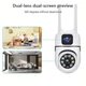Поворотна вулична IP-камера Dual Lens E10 8MP 4K з нічною кольоровою підсвіткою - зображення 5