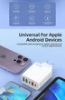 Быстрое зарядное устройство USB Type-C 65W на 5 портов, компактное, безопасное, для дома и путешествий, белое - изображение 4