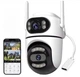 Уличная Wi-Fi PTZ камера видеонаблюдения 360° Q2 Dual Lens AND Q2 с двойным объективом, ночным видением - изображение 1