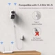 Уличная Wi-Fi PTZ камера видеонаблюдения 360° Q2 Dual Lens AND Q2 с двойным объективом, ночным видением - изображение 9