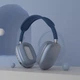 Наушники беспроводные стерео Bluetooth с кейсом и MP3 функцией Macaron P9 Max - изображение 2