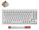 Клавіатура Keychron V1 Ultra Red Switch White RGB (V1U-F1-UA) - зображення 1