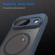 Противоударный чехол Matte Magsafe для Google Pixel 9 синий бампер - изображение 3