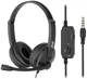 Гарнітура ПК стерео On-ear 2E CH12 mini-jack, omni-mic, 1.2м, чорний - зображення 1