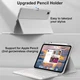 Клавиатурный чехол для iPad Air 11" совместимый с M4/M3/M2/M1 серый QWERTY съёмная Bluetooth-клавиатура - изображение 6