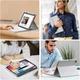 Клавиатурный чехол для iPad Air 11" совместимый с M4/M3/M2/M1 серый QWERTY съёмная Bluetooth-клавиатура - изображение 8