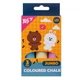 Крейда кольорова YES JUMBO Line Friends 400491 3 кольори - зображення 1