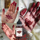 Хна для тимчасового тату EYIR Temporary Tattoo, колір Бордовий, 15 мл - зображення 2