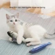 Іграшка для котів Риба з запахом котячї м'яти, м'яка реалістична рибка стійка до укусів та подряпин 19 см - зображення 2
