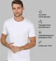 Набор футболок хлопковых длинных мужских Ray Premium Fit U0102-3PACK4 L 3 шт Бежевый/Коричневый/Белый (RAY2000000054698) - изображение 4