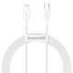 Кабель Baseus Superior Series Fast Charging Type-C to Lightning PD 20W (1.5m), Белый - изображение 1