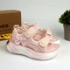 Ніжно рожеві босоніжки для дівчинки з бантиком Clibee (ZB2330-1 pink) Розмір 26, 16.5 см - зображення 2