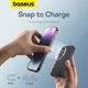 Повербанк Baseus Magnetic Mini Wireless Fast Charge 5000 mAh 20W MagSafe, черный - изображение 4