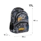 Рюкзак шкільний ортопедичний GoPack Education Free Style, для хлопчиків, сірий (GO26-175M-5) - зображення 13