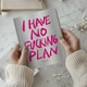 Планер Orner I have no fucking plan, серебристый (orner-3128) - изображение 8